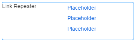 Picture Showing the Link Repeater Element With Links Beneath Each Other. 
